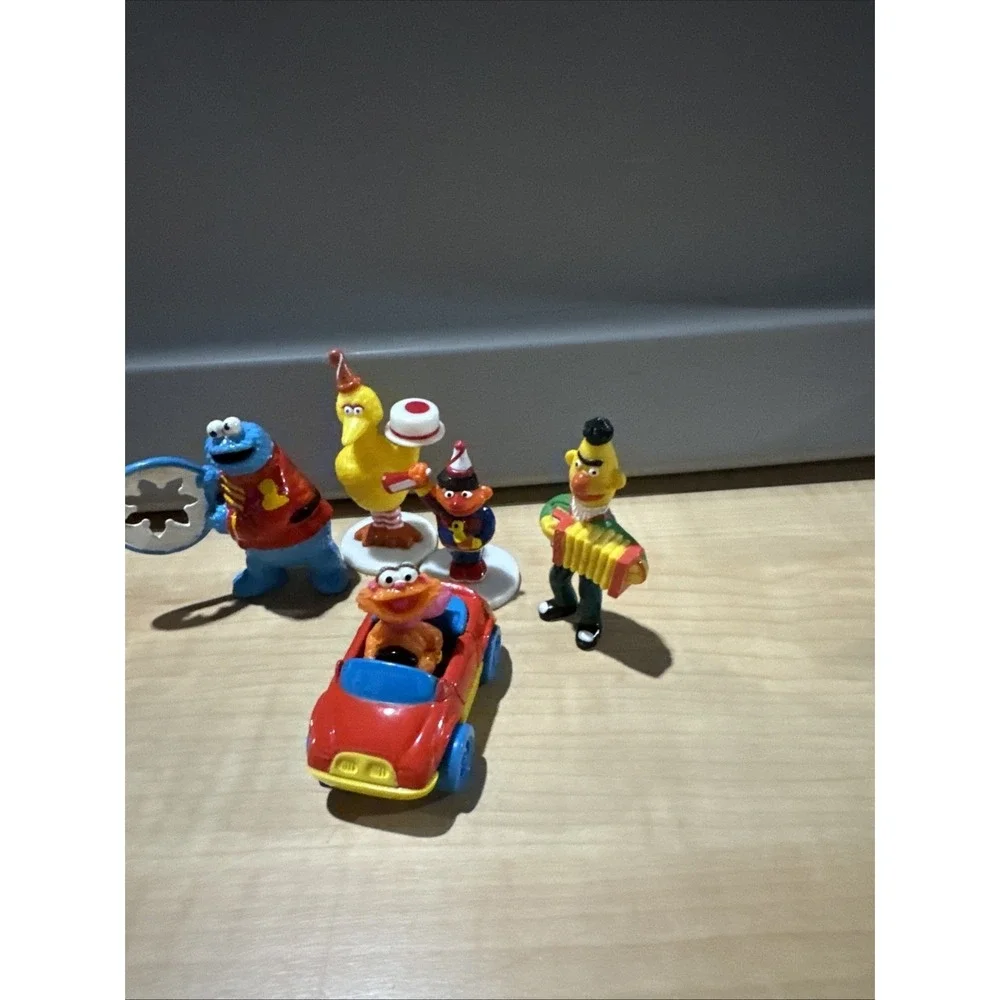 Sesame Street Cake Topper Figures Lot Of 6